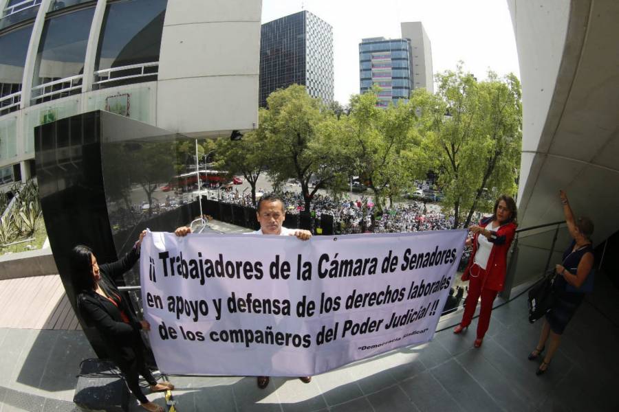 Trabajadores del Poder Judicial de la Federación deciden prolongar el paro de actividades