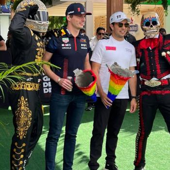 Checo y Verstappen pasan un buen rato al estilo mexicano