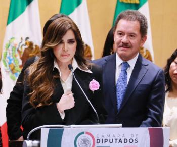 Gloria Trevi colabora con el diputado Mier en modificación de ley de trata