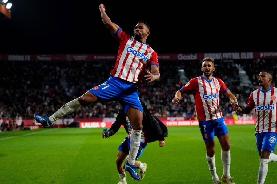 Yangel Herrera pone líder al Girona a la espera del Clásico
