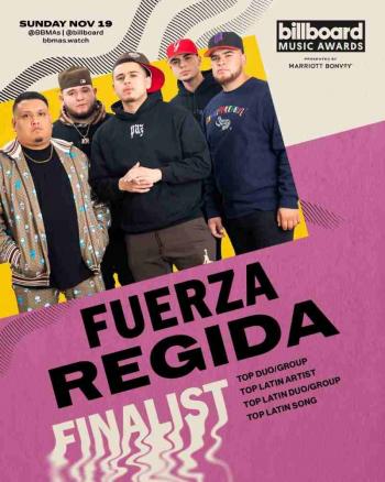 Fuerza Regida, finalista en los Billboard Music Awards 2023