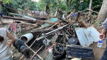 Acude Céspedes a Venustiano Carranza para verificar daños por inundaciones