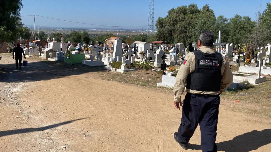 Aplicará la Guardia Civil de Tecámac un Operativo de Vigilancia en Panteones del Municipio