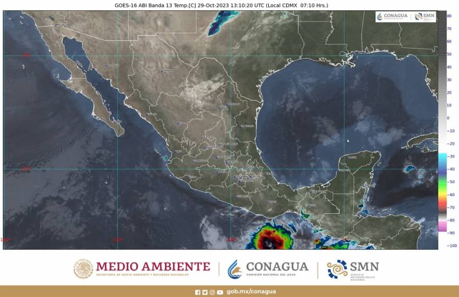 Se espera frío y fuertes lluvias en gran parte de México; también tocará a Guerrero