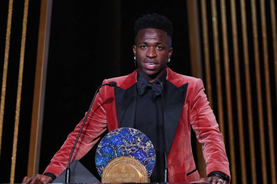 Vinicius Jr se lleva el Premio Sócrates por su labor caritativa