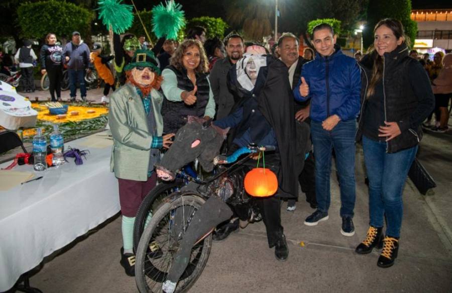 Éxito y creatividad en la rodada de Día de Muertos en Soledad