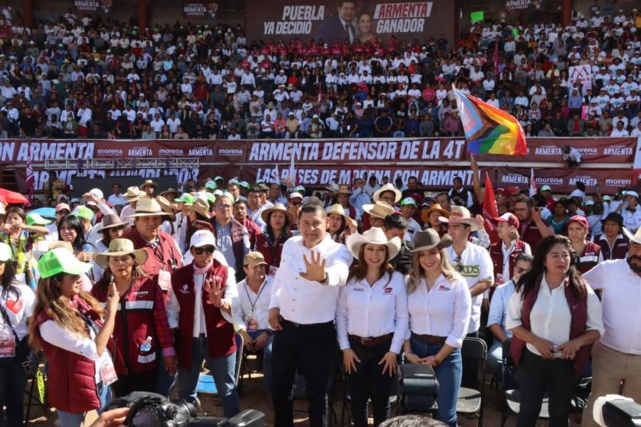Armenta reúne a 25 mil personas en la Fiesta Democrática de agradecimiento
