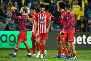 Atl&eacute;tico de Madrid pone fin a su buena racha con una derrota en Las Palmas