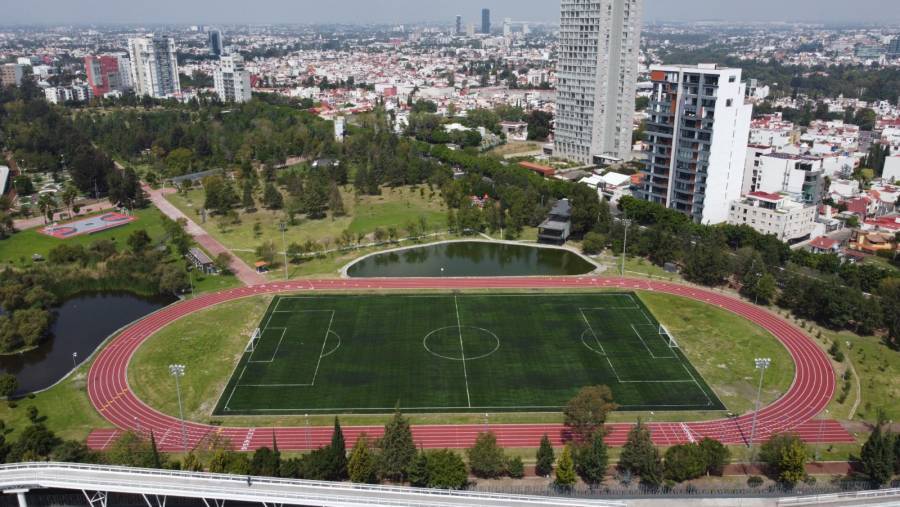 Inaugura Sergio Salomón rehabilitación del Parque del Arte