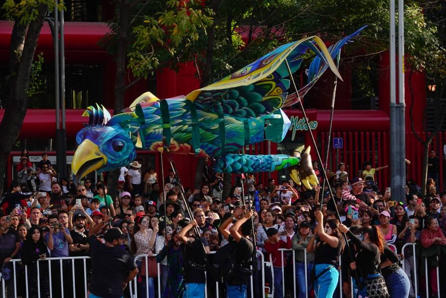 Se llevó a cabo el Gran Desfile de Día de Muertos en CDMX