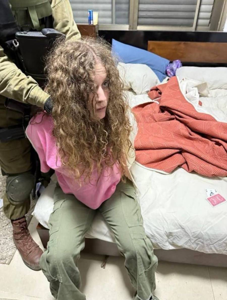 Detenida la &iacute;cono palestina Ahed Tamimi por 