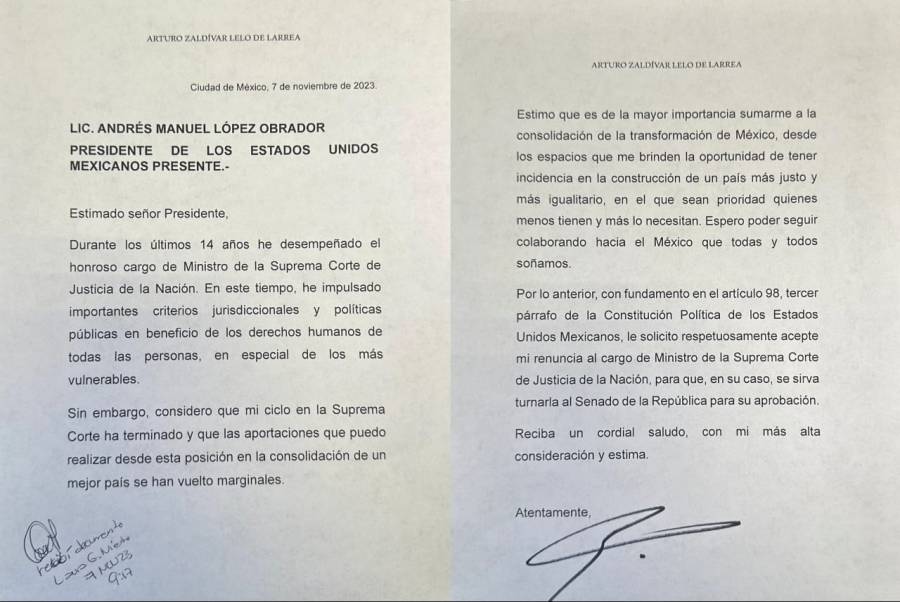 Renuncia Arturo Zald&iacute;var a su ministratura