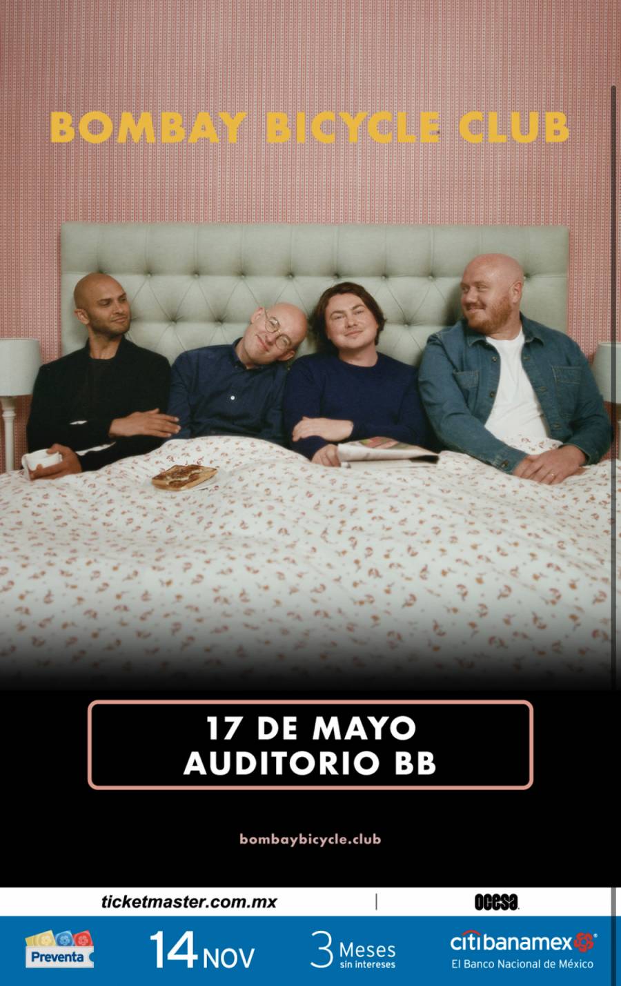 Bombay Bicycle Club en M&eacute;xico, anuncia concierto en CDMX!