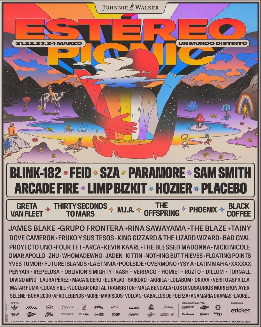 FEP2024 presenta: Blink-182, Feid, SZA, Paramore, Sam Smith, M.I.A., Limp Bizkit, Thirty Seconds To Mars y m&aacute;s
