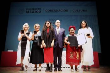 Entrega Gobierno de M&eacute;xico Premio Nacional de Artes y Literatura 2022