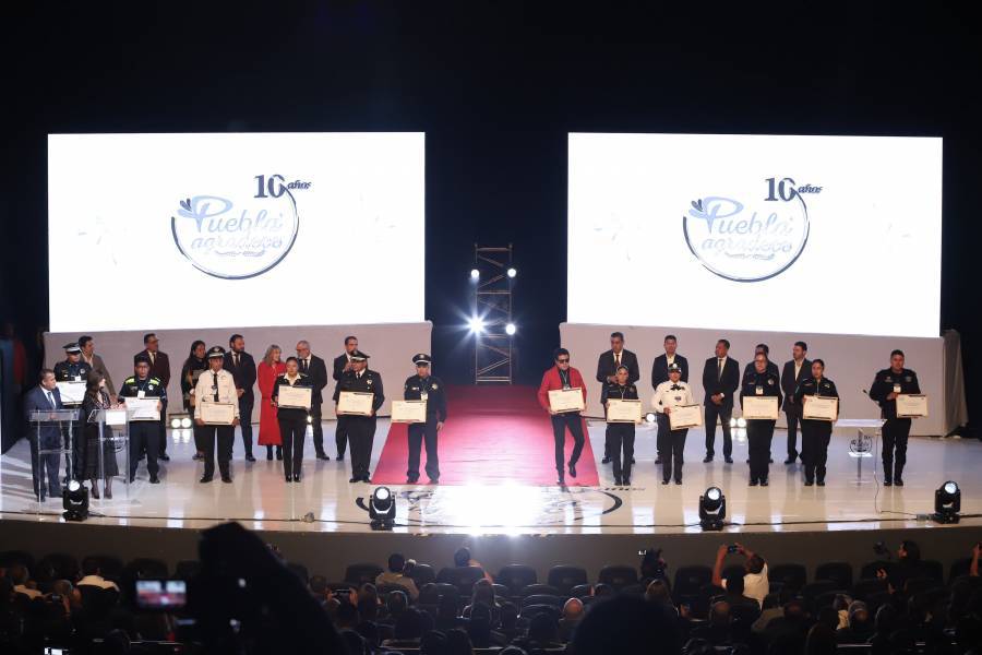 Gobierno reconoce la labor policial en Puebla