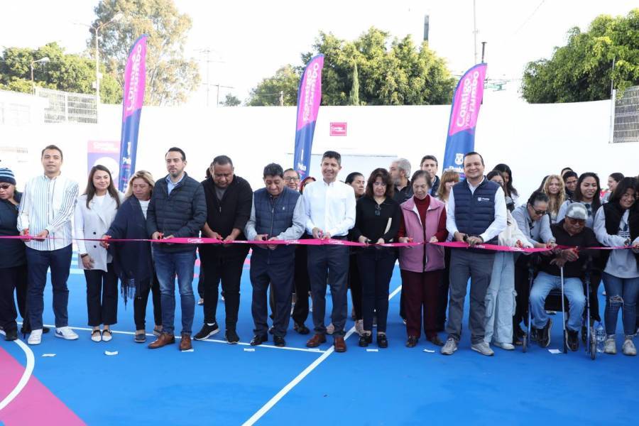 Ayuntamiento inaugura rehabilitación del deportivo 