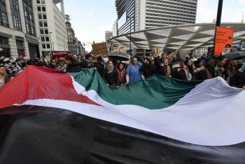 Unos 300.000 participantes en marcha propalestina en Londres, seg&uacute;n la polic&iacute;a