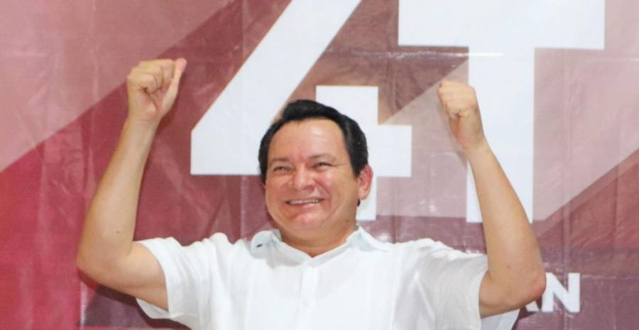 Registran Mario Delgado y Claudia Sheinbaum aspirante a la gubernatura de Yucatán
