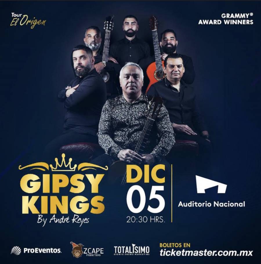 GIPSY KINGS, LOS REYES DE LA RUMBA CATALANA REGRESAN CON FUERZA DESLUMBRANTE AL AUDITORIO NACIONAL