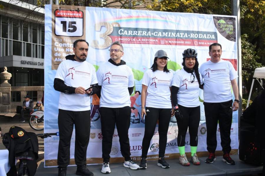 Salud realiza carrera contra el uso nocivo de bebidas alcohólicas