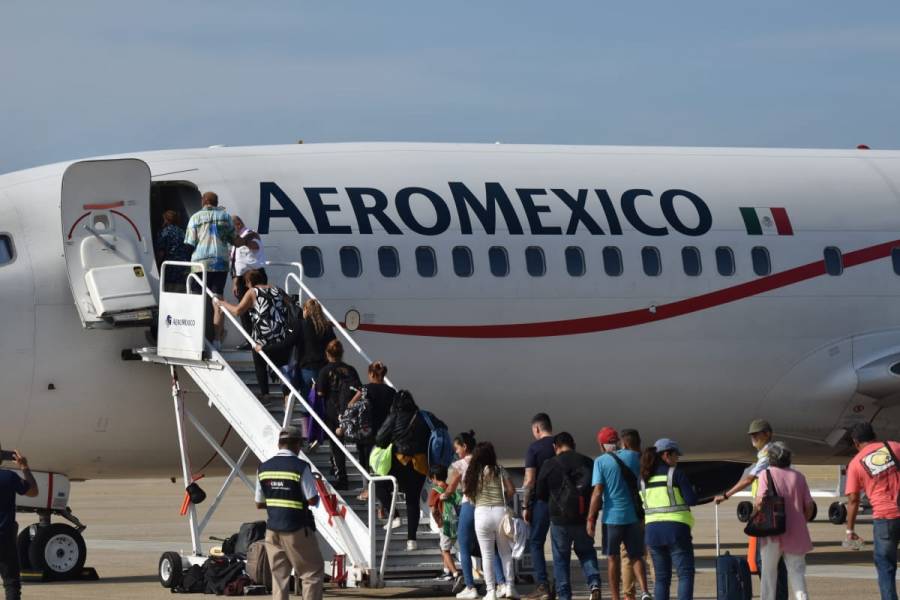 Concluye puente aéreo humanitario del aeropuerto internacional de Acapulco