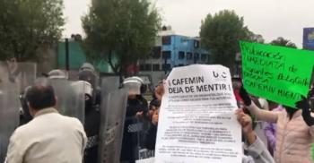 Vecinos de Smetana en protesta: Reclaman medidas ante campamento migrante