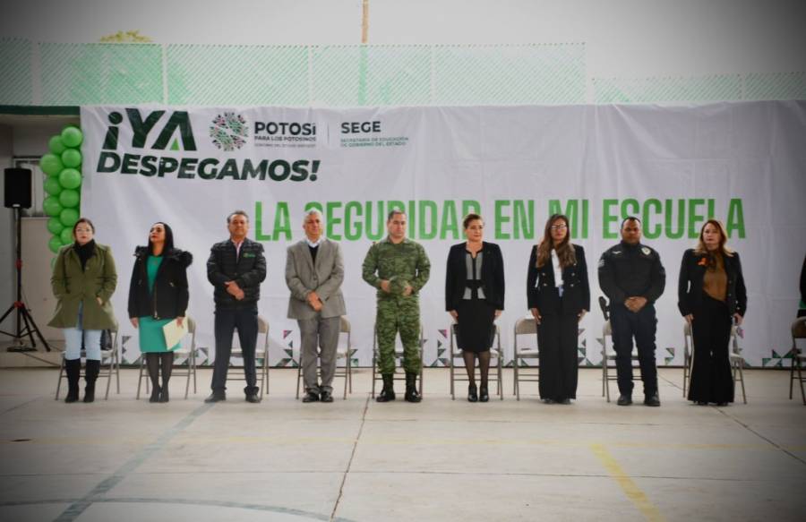 San Luis Potosí refuerza compromiso con la seguridad escolar