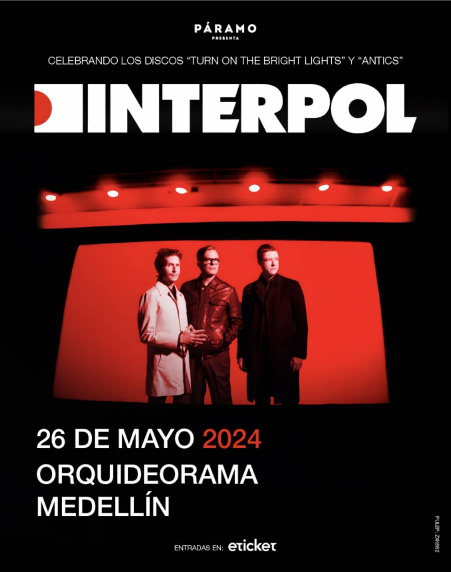 Interpol de regreso en un único concierto en Colombia