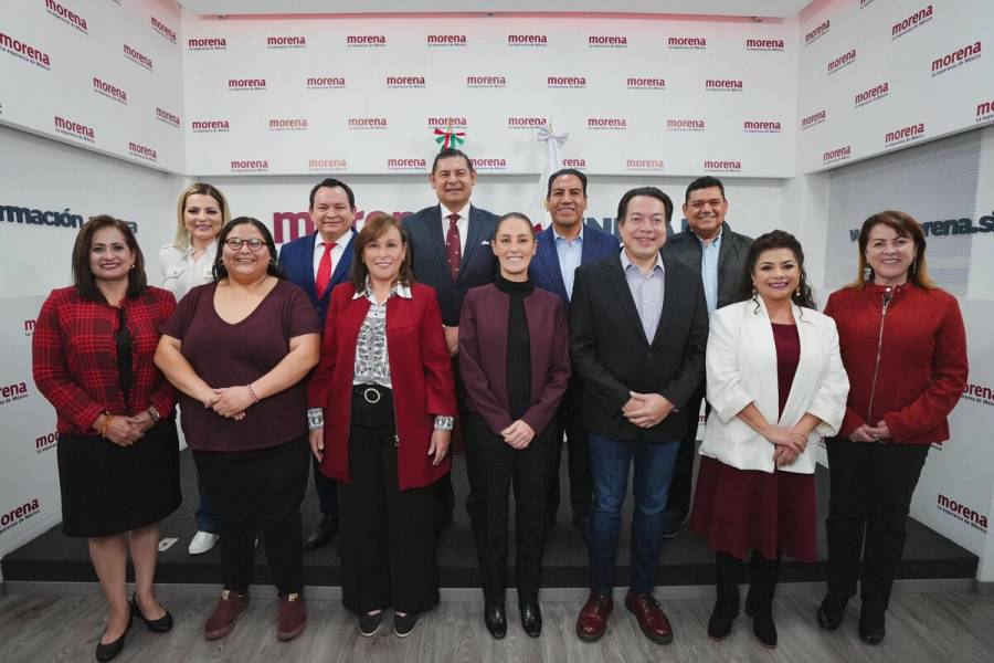 Claudia Sheinbaum se reúne con virtuales candidatos a las 9 gubernaturas