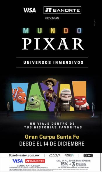 Mundo Pixar llegará por primera vez a México