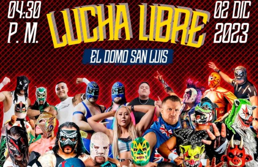 Magna función de lucha libre con estrellas internacionales