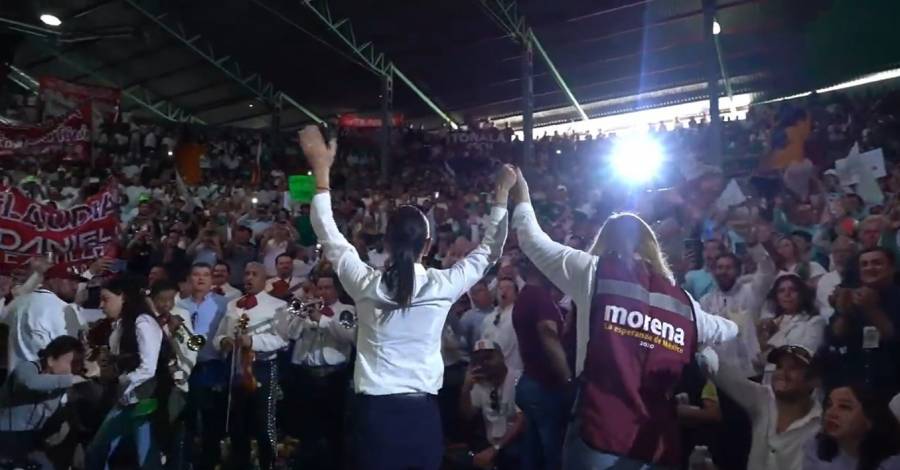 Prometen Claudia Sheinbaum y Claudia Delgadillo trabajar en equipo