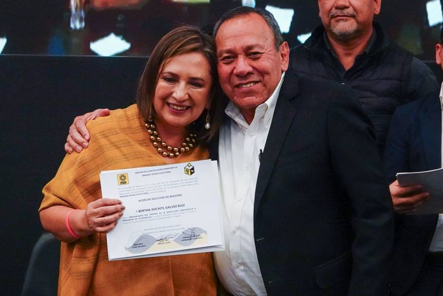 X&oacute;chitl G&aacute;lvez pronuncia su candidatura presidencial y aboga por unidad en el Frente Amplio por M&eacute;xico
