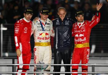Verstappen triunfa en Las Vegas y Checo P&eacute;rez asegura subcampeonato en F1