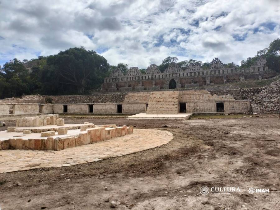 Abre al público El Palomar, nuevo grupo arquitectónico de la Zona Arqueológica de Uxmal, en Yucatán