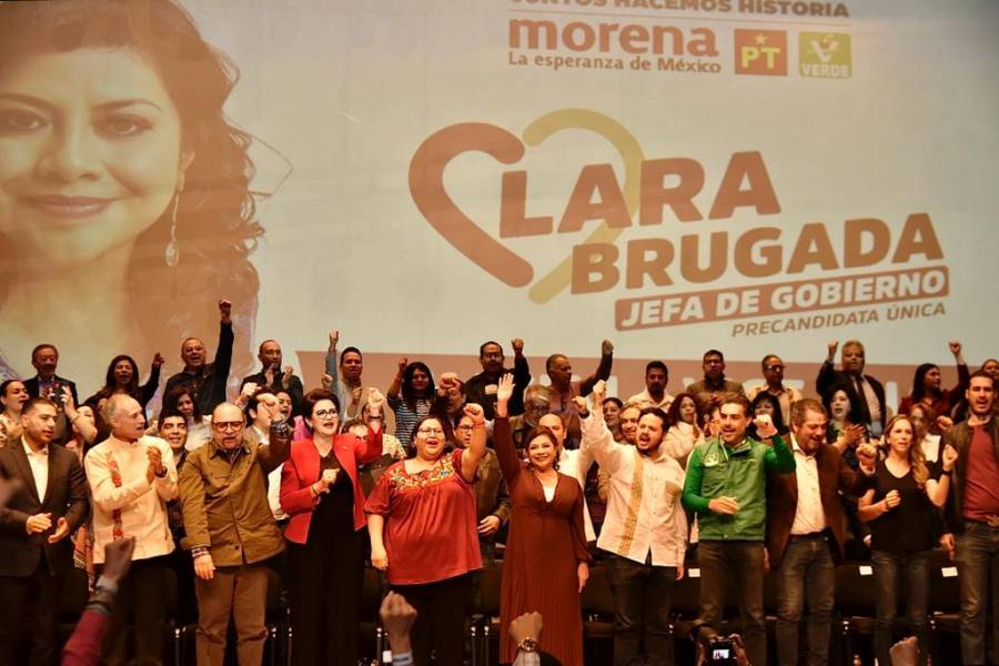 Clara Brugada inició su precampaña para la CDMX