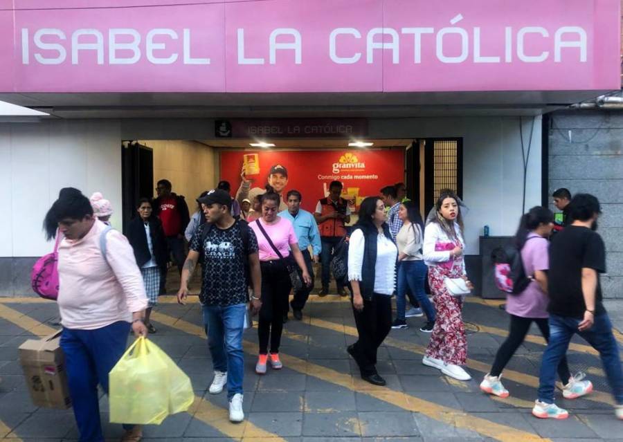 Afectaciones en el servicio del metro de la Ciudad de M&eacute;xico debido a lluvias