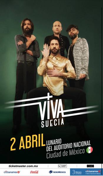 ¡Viva Suecia anuncia concierto en el Lunario del Auditorio Nacional!