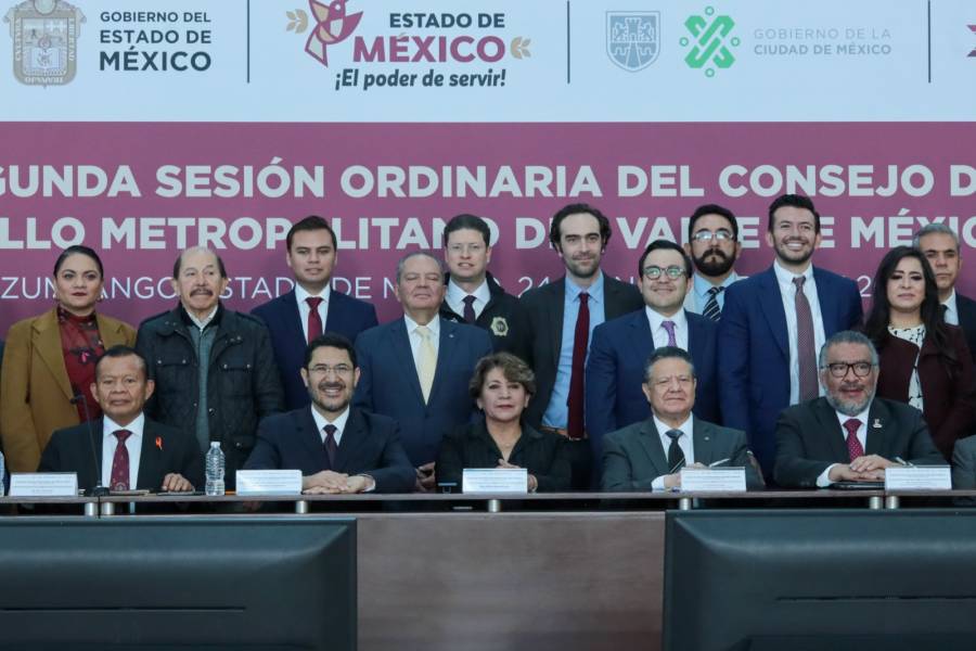 Realizan Segunda Sesión Ordinaria del Consejo de Desarrollo Metropolitano del Valle de México