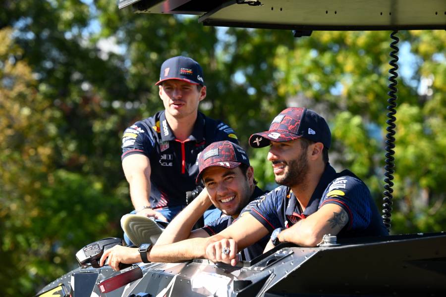 Muestras de apoyo desde las alturas: 'Canelo' Álvarez respalda a Checo Pérez en Abu Dhabi