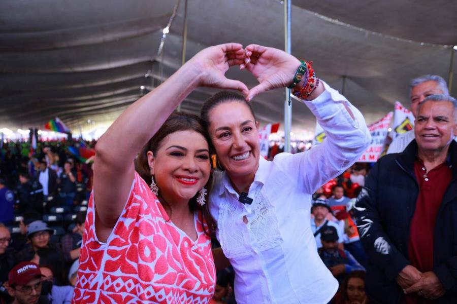 Sheinbaum y Brugada prometen seguir transformando la CDMX