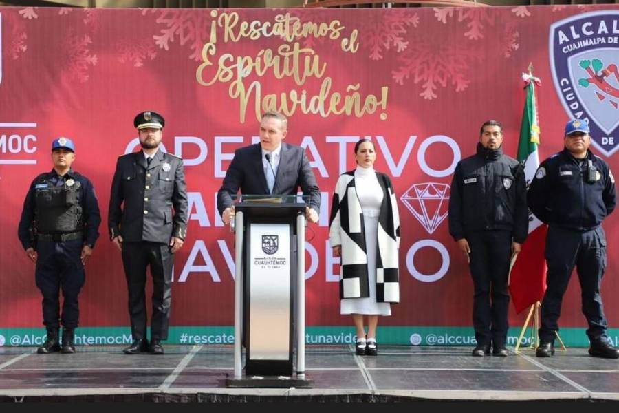 Cuajimalpa y Cuauhtémoc arrancan operativo navideño en conjunto