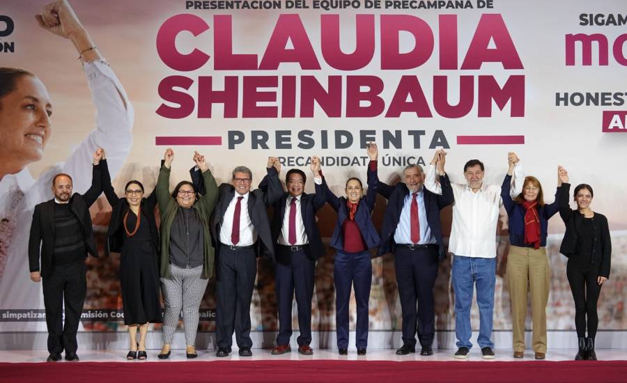 Sheinbaum presenta a su equipo de precampaña