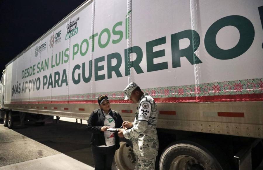 San Luis Potosí envía ayuda a Acapulco