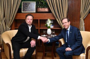 Presidente de Israel pide a Elon Musk que luche contra el antisemitismo