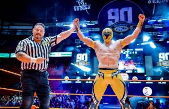Blue Panther y M&aacute;scara Dorada pierden ante &Uacute;ltimo Guerrero, Gran Guerrero y Rey Bucanero