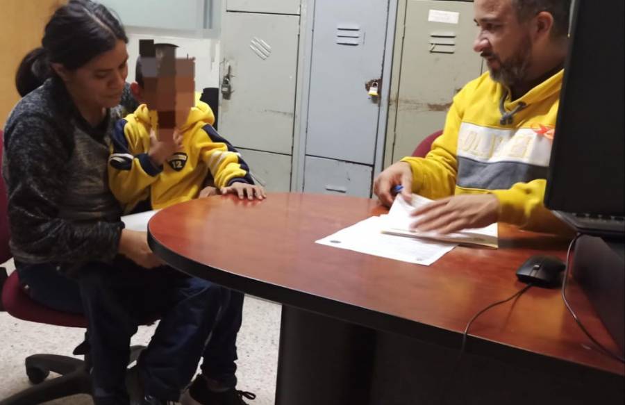 Unidad de Género de la GCE localiza a menor desaparecido