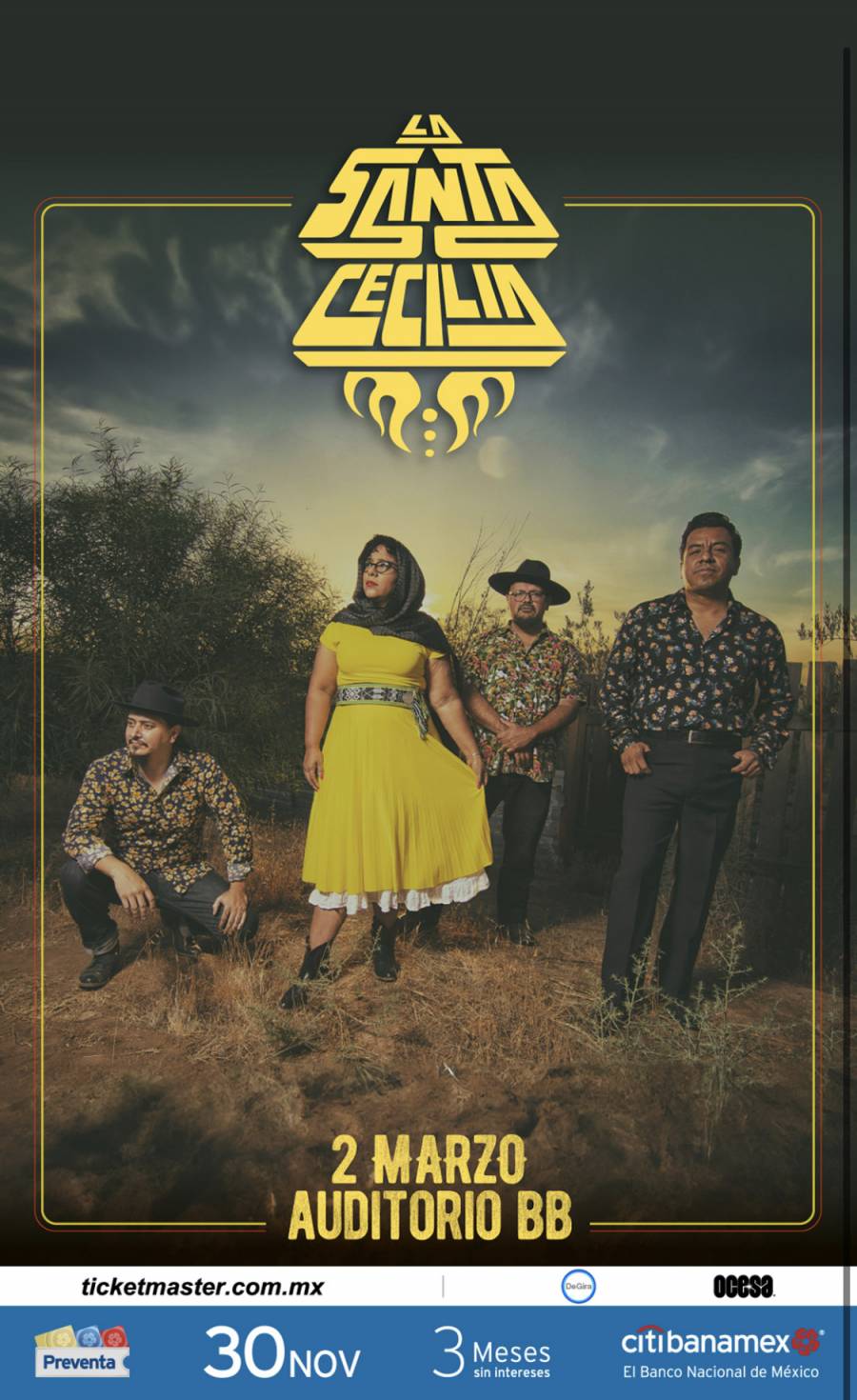 La Santa Cecilia llegará de nueva cuenta a la CDMX con su irresistible fusión musical