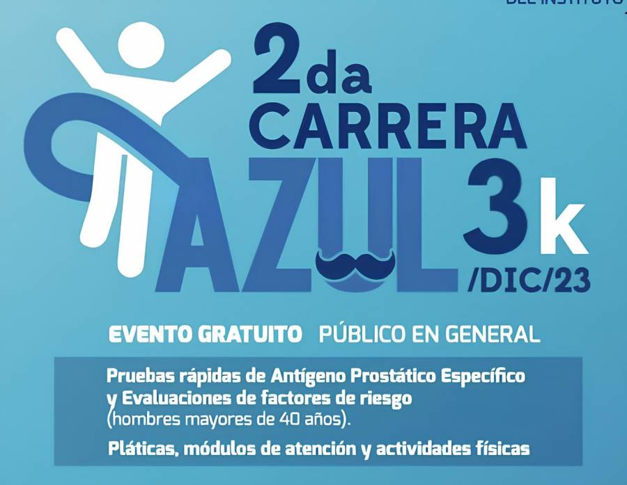 Alistan 2da Carrera Azul contra el cáncer de próstata